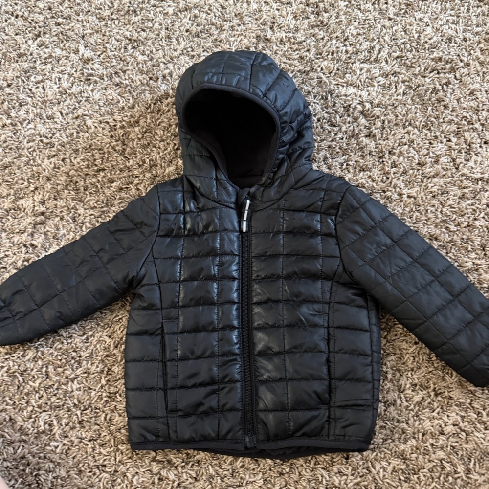 Cat & Jack Quilted Black Puffer Jacket